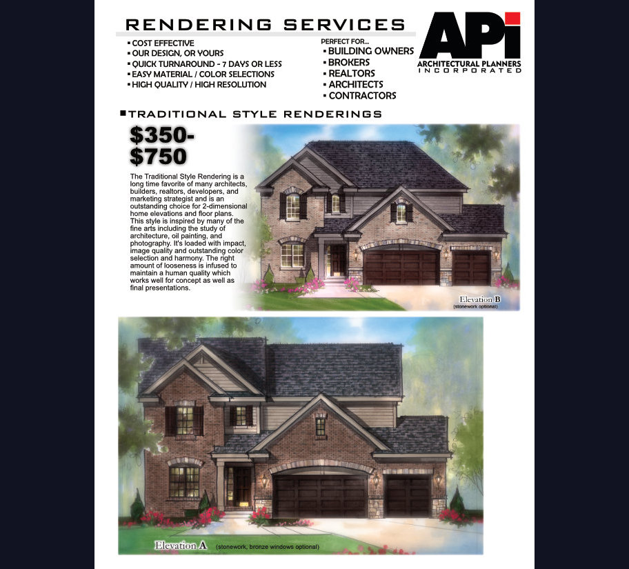 Rendering Services Traditional 2